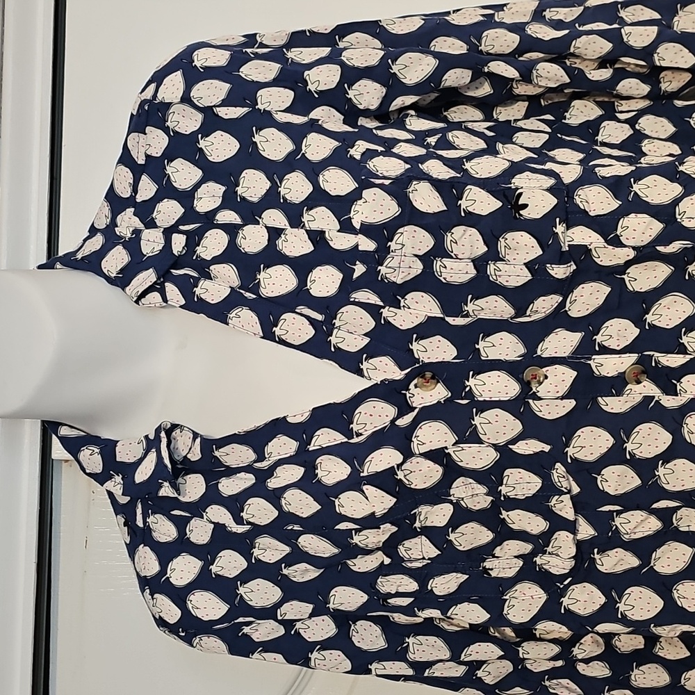 Maeve by Anthropologie Rochelle Printed Button Down Sz 4 - Picture 6 of 14